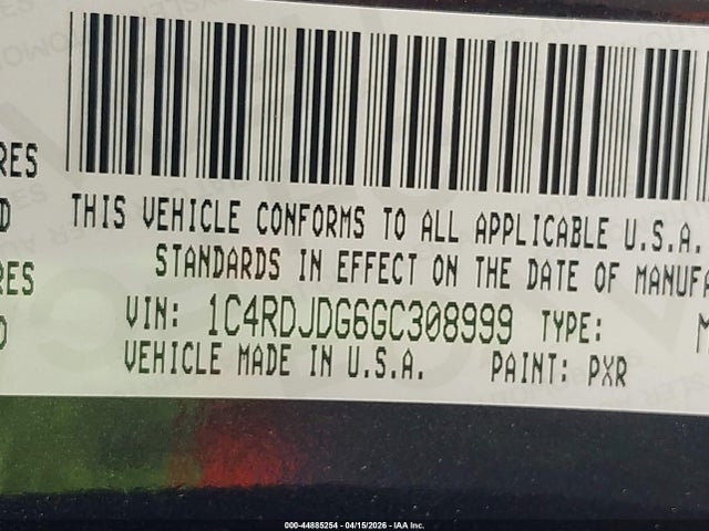 2016 DODGE DURANGO 1C4RDJDG6GC308999 Photo 8