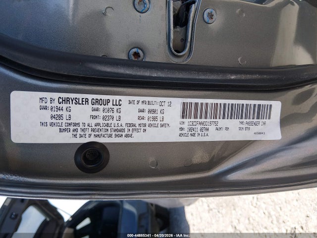 Aukcja sprzedaży 2013 Dodge Dart Se, vin: 1C3CDFAA0DD197752, numer aukcji: 44885341