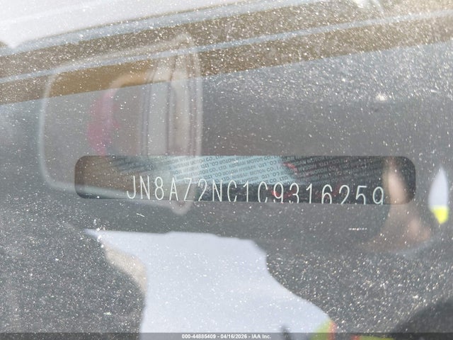 2012 Infiniti Qx56 მანქანა იყიდება აუქციონზე, vin: JN8AZ2NC1C9316259, აუქციონის ნომერი: 44885409
