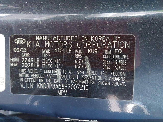 Aukcja sprzedaży 2014 Kia Soul +, vin: KNDJP3A58E7007210, numer aukcji: 44885441