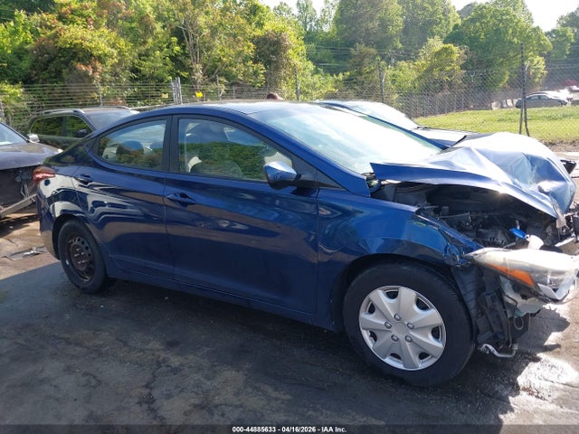 2016 Hyundai Elantra Se მანქანა იყიდება აუქციონზე, vin: 5NPDH4AE9GH740154, აუქციონის ნომერი: 44885633