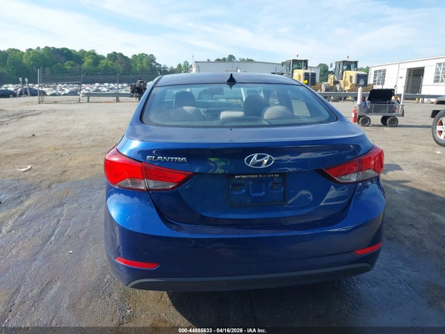 2016 Hyundai Elantra Se მანქანა იყიდება აუქციონზე, vin: 5NPDH4AE9GH740154, აუქციონის ნომერი: 44885633