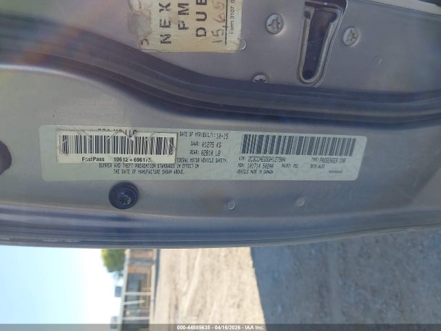 Chrysler 300C 2016 2C3CCAEG5GH127904 Image 9