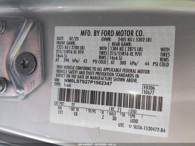 Ford Transit Connect Xl 2023 NM0LS7S27P1562347 Image 9