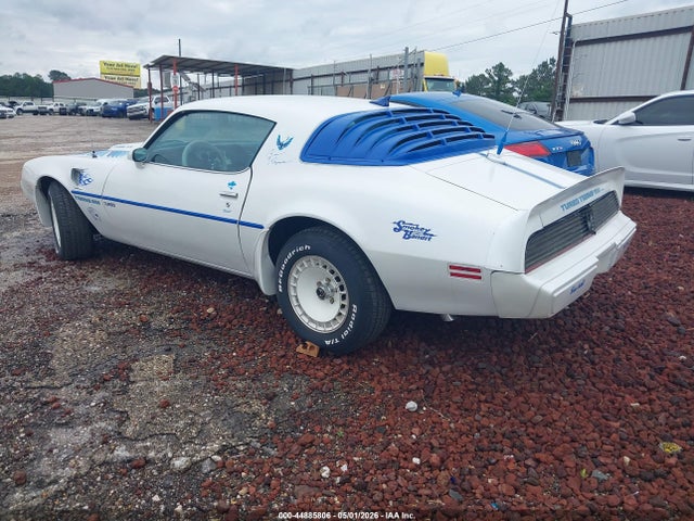 1980 Pontiac Firebird მანქანა იყიდება აუქციონზე, vin: 2W87TAL124634, აუქციონის ნომერი: 44885806