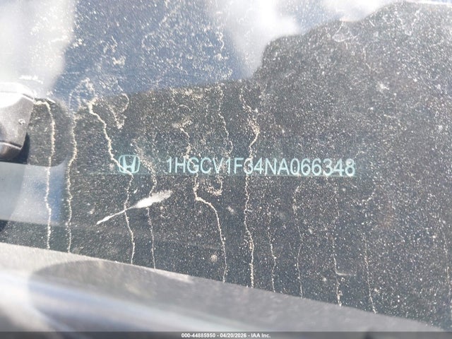 44885950 :رقم المزاد ، 1HGCV1F34NA066348 vin ، 2022 Honda Accord Sport مزاد بيع
