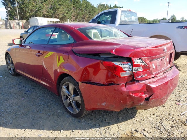Aukcja sprzedaży 2010 Lexus Is 250c, vin: JTHFF2C20A2512685, numer aukcji: 44885998
