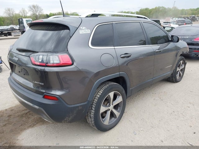 2019 Jeep Cherokee Limited 4x4 მანქანა იყიდება აუქციონზე, vin: 1C4PJMDX3KD161142, აუქციონის ნომერი: 44886222