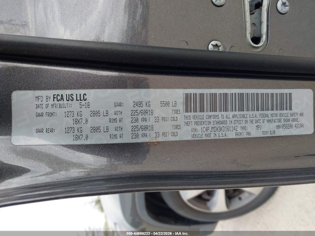 2019 Jeep Cherokee Limited 4x4 მანქანა იყიდება აუქციონზე, vin: 1C4PJMDX3KD161142, აუქციონის ნომერი: 44886222