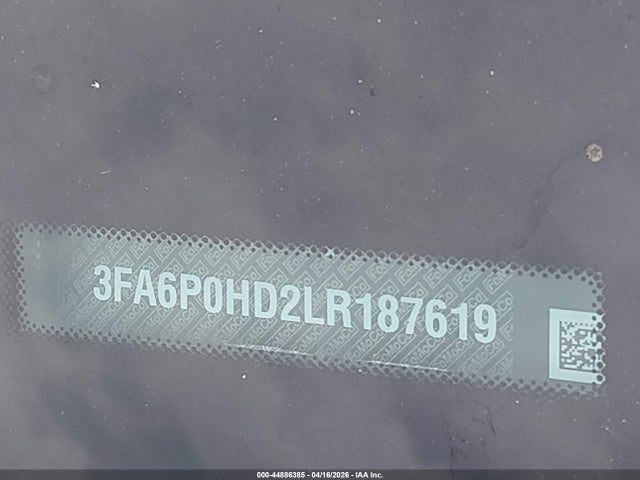 Продаж на аукціоні авто 2020 Ford Fusion Se, vin: 3FA6P0HD2LR187619, номер лоту: 44886385