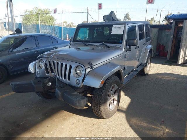 44886501 :رقم المزاد ، 1C4BJWEGXGL261451 vin ، 2016 Jeep Wrangler Unlimited Sahara مزاد بيع