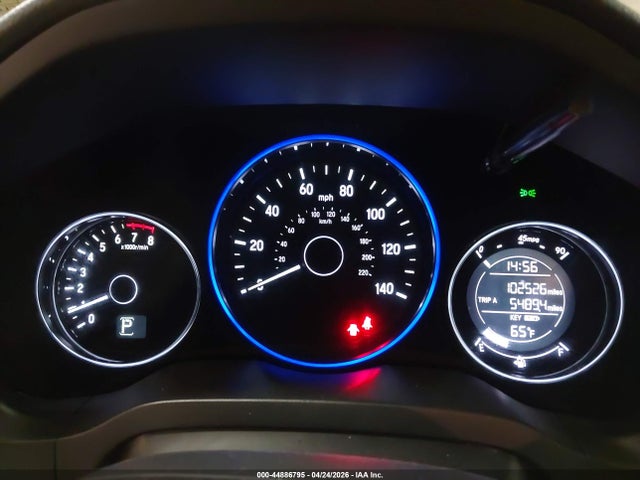 2017 Honda Hr-v Ex-l მანქანა იყიდება აუქციონზე, vin: 3CZRU6H71HM703836, აუქციონის ნომერი: 44886795