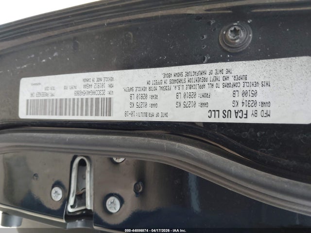 Продажа на аукционе авто 2019 Chrysler 300 Touring, vin: 2C3CCAAG4KH546969, номер лота: 44886874