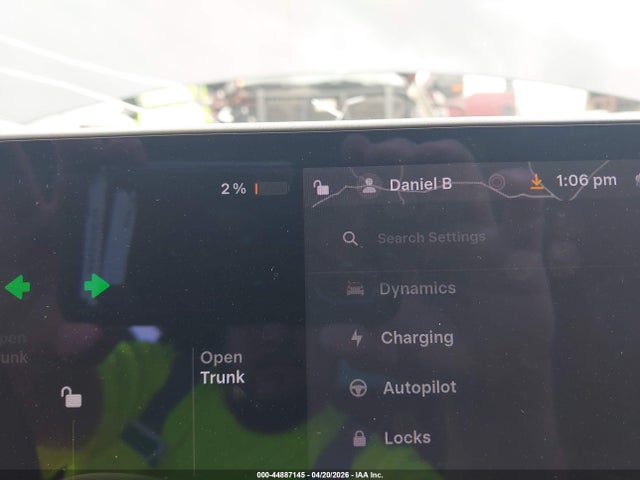 44887145 :رقم المزاد ، 5YJ3E1EB3KF530496 vin ، 2019 Tesla Model 3 Long Range/performance مزاد بيع