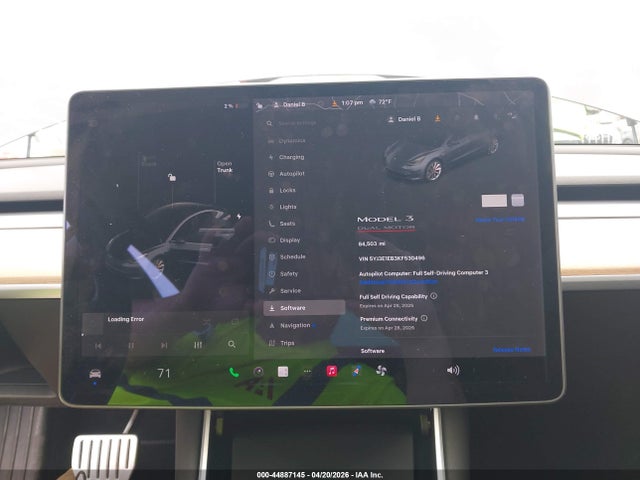 Продаж на аукціоні авто 2019 Tesla Model 3 Long Range/performance, vin: 5YJ3E1EB3KF530496, номер лоту: 44887145