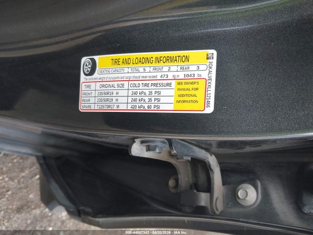 Aukcja sprzedaży 2020 Gmc Terrain Awd Slt, vin: 3GKALVEXXLL121466, numer aukcji: 44887342