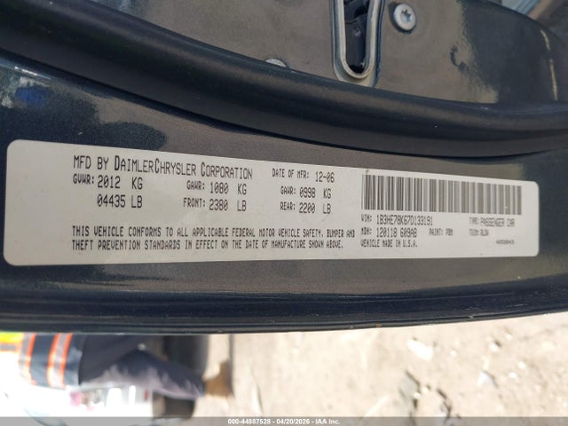 Продаж на аукціоні авто 2007 Dodge Caliber R/t, vin: 1B3HE78K67D133191, номер лоту: 44887528