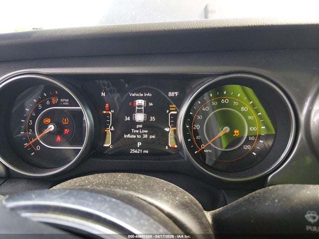 44887588 :رقم المزاد ، 1C6HJTFG3NL139977 vin ، 2022 Jeep Gladiator Overland 4x4 مزاد بيع