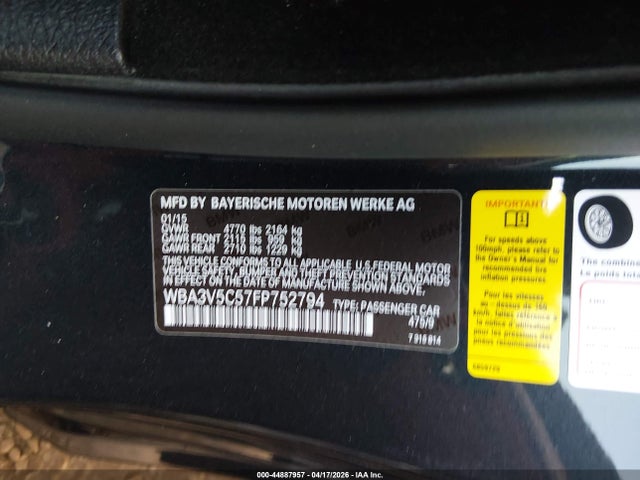 WBA3V5C57FP752794 BMW 428i