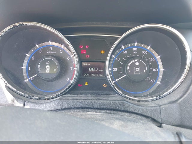 2014 Hyundai Sonata Gls მანქანა იყიდება აუქციონზე, vin: 5NPEB4AC2EH842073, აუქციონის ნომერი: 44888132