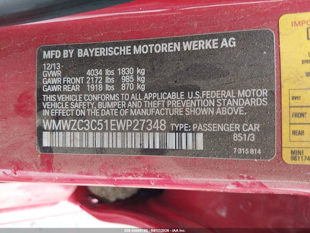 WMWZC3C51EWP27348 Mini Countryman Cooper S