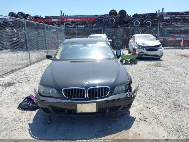 2007 Bmw 750li მანქანა იყიდება აუქციონზე, vin: WBAHN83557DT75795, აუქციონის ნომერი: 44888243
