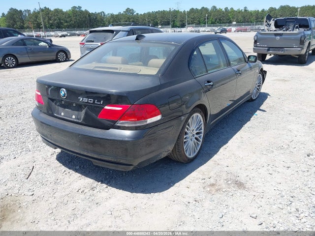 2007 Bmw 750li მანქანა იყიდება აუქციონზე, vin: WBAHN83557DT75795, აუქციონის ნომერი: 44888243