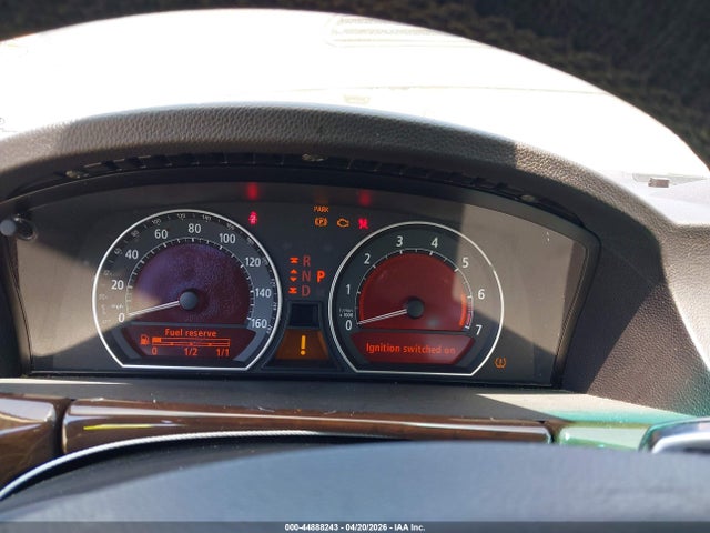 2007 Bmw 750li მანქანა იყიდება აუქციონზე, vin: WBAHN83557DT75795, აუქციონის ნომერი: 44888243