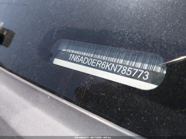 1N6AD0ER6KN785773 Nissan Frontier Sv
