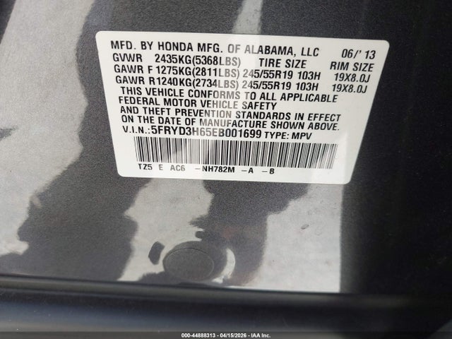 Продаж на аукціоні авто 2014 Acura Mdx Technology Pkg W/entertainment Pkg, vin: 5FRYD3H65EB001699, номер лоту: 44888313