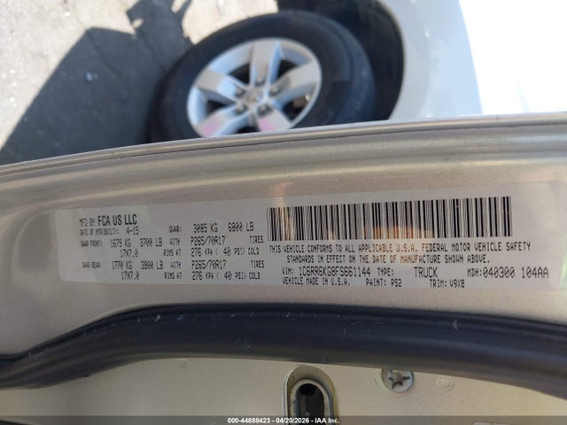 1C6RR6KG8FS661144 RAM 1500 Tradesman