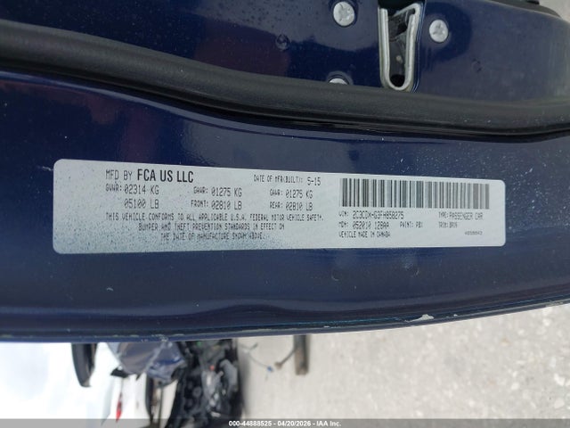 Auction sale of the 2015 Dodge Charger Sxt, vin: 2C3CDXHG3FH858275, lot number: 44888525