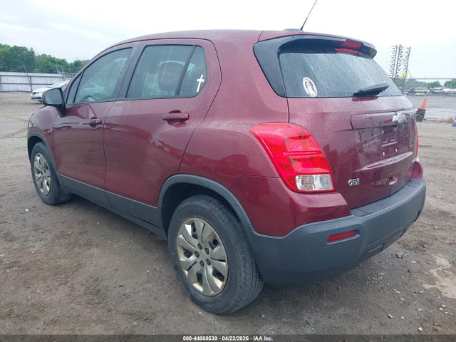Продаж на аукціоні авто 2016 Chevrolet Trax 1ls, vin: 3GNCJKSB3GL183354, номер лоту: 44888539
