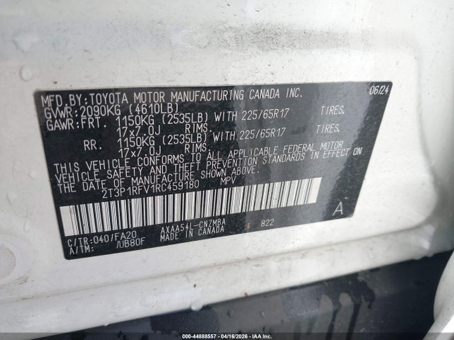 Toyota Rav4 Xle 2024 2T3P1RFV1RC459180 Image 9