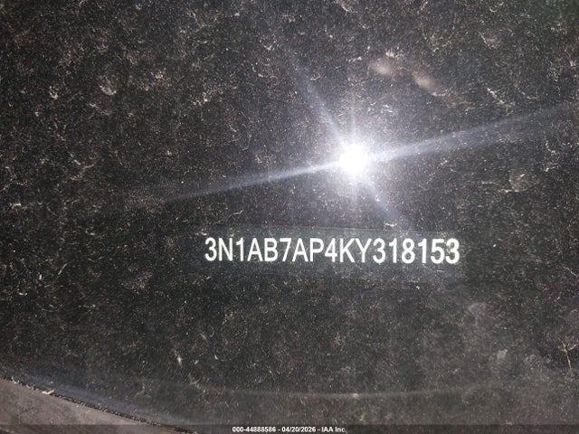 Продаж на аукціоні авто 2019 Nissan Sentra Sv, vin: 3N1AB7AP4KY318153, номер лоту: 44888586