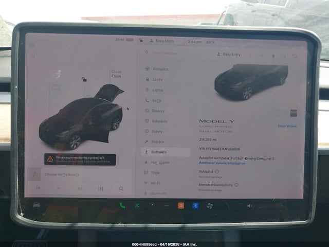2021 TESLA MODEL Y 5YJYGDEE1MF258528 Photo 6