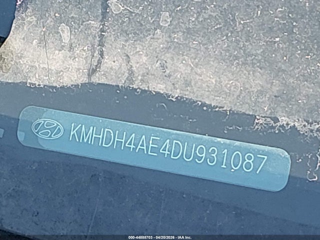 Aukcja sprzedaży 2013 Hyundai Elantra Gls, vin: KMHDH4AE4DU931087, numer aukcji: 44888703