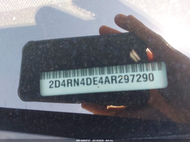 2010 Dodge Grand Caravan Se მანქანა იყიდება აუქციონზე, vin: 2D4RN4DE4AR297290, აუქციონის ნომერი: 44888757