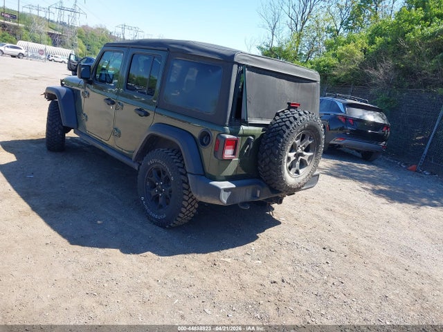 2021 Jeep Wrangler Unlimited Willys 4x4 მანქანა იყიდება აუქციონზე, vin: 1C4HJXDG2MW543725, აუქციონის ნომერი: 44888823