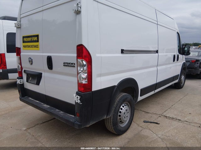 44889037 :رقم المزاد ، 3C6LRVDG0SE506372 vin ، 2025 Ram Promaster 2500 Tradesman High Roof 159 Wb W/pass Seat مزاد بيع