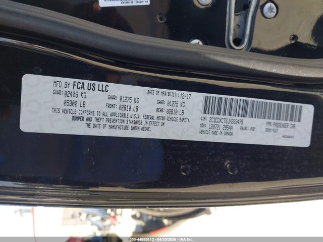 Продажа на аукционе авто 2018 Dodge Charger Daytona Rwd, vin: 2C3CDXCT6JH203475, номер лота: 44889112