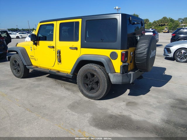 2015 Jeep Wrangler Unlimited Sport მანქანა იყიდება აუქციონზე, vin: 1C4BJWDGXFL650221, აუქციონის ნომერი: 44889142