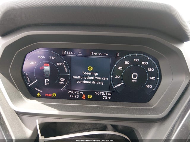 2024 Audi Q4 Sportback E-tron Premium 50 Quattro მანქანა იყიდება აუქციონზე, vin: WA122BFZXRP009646, აუქციონის ნომერი: 44889145