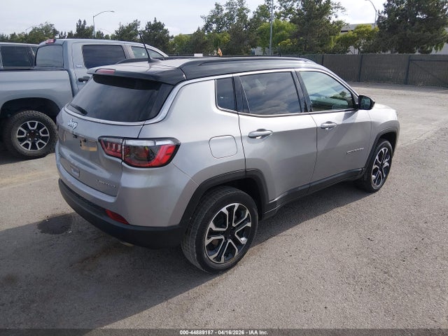 2022 Jeep Compass Limited 4x4 მანქანა იყიდება აუქციონზე, vin: 3C4NJDCB6NT176696, აუქციონის ნომერი: 44889187