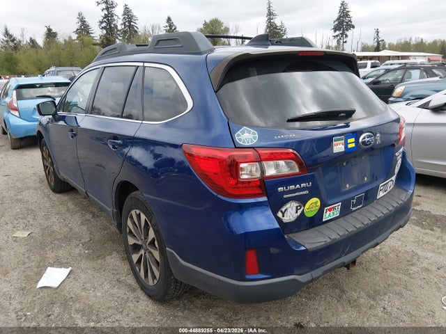 44889255 :رقم المزاد ، 4S4BSANCXG3225526 vin ، 2016 Subaru Outback 2.5i Limited مزاد بيع