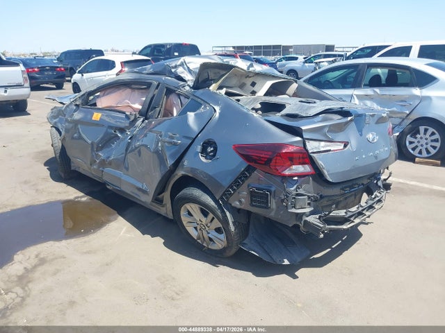 2019 Hyundai Elantra Sel მანქანა იყიდება აუქციონზე, vin: 5NPD84LF4KH408878, აუქციონის ნომერი: 44889338