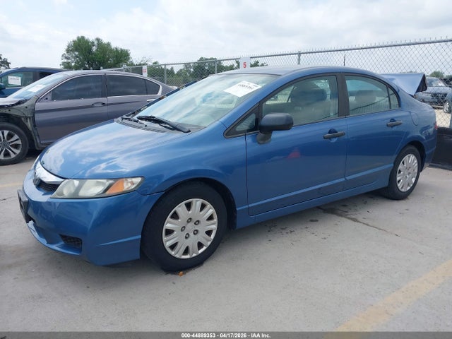 Продажа на аукционе авто 2010 Honda Civic Vp, vin: 19XFA1F37AE016400, номер лота: 44889353