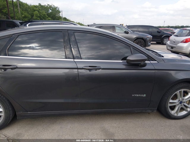 44889455 :رقم المزاد ، 3FA6P0LU0JR128346 vin ، 2018 Ford Fusion Hybrid Se مزاد بيع