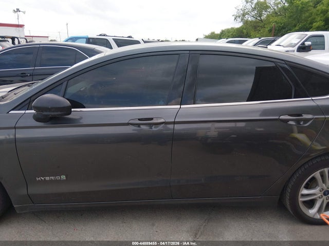 44889455 :رقم المزاد ، 3FA6P0LU0JR128346 vin ، 2018 Ford Fusion Hybrid Se مزاد بيع