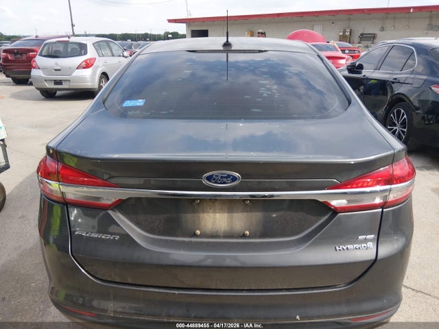 44889455 :رقم المزاد ، 3FA6P0LU0JR128346 vin ، 2018 Ford Fusion Hybrid Se مزاد بيع
